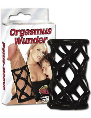 Cockring stimulant Orgasmus noir en silicone