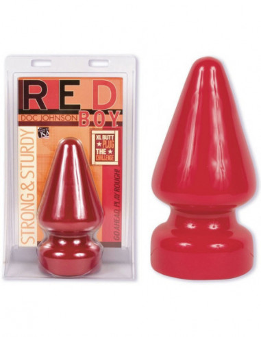 Maxi plug rouge Doc Johnson Red Boy XL