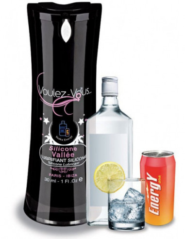 Gel Lubrifiant Silicone Vallée Vodka Energy Drink - 30 ml